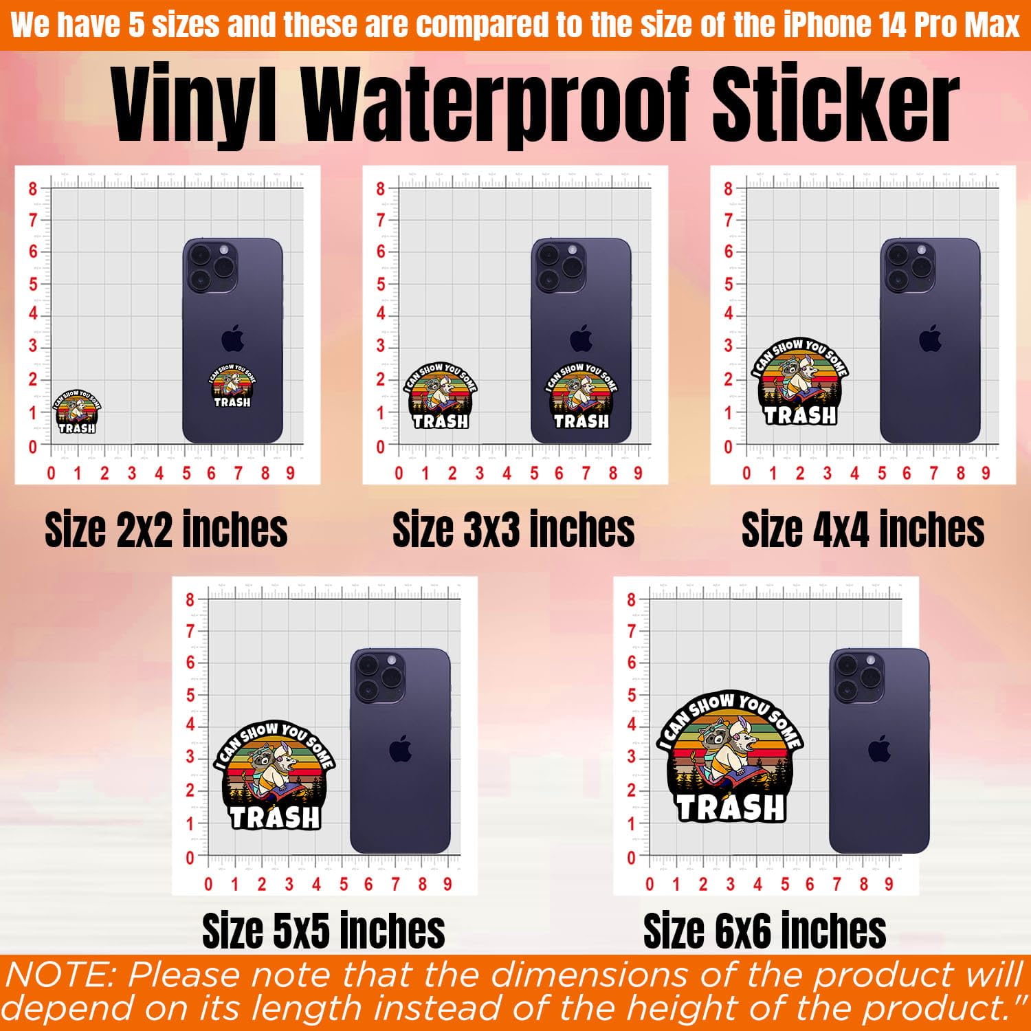 3PCS Funny Raccoon Possum Meme Stickers - Die-Cut Waterproof Vinyl Decals for Water Bottles, Phone Cases, Laptops & Cars (2 Inches) - Perfect for Animal Lovers & Humor Gifts