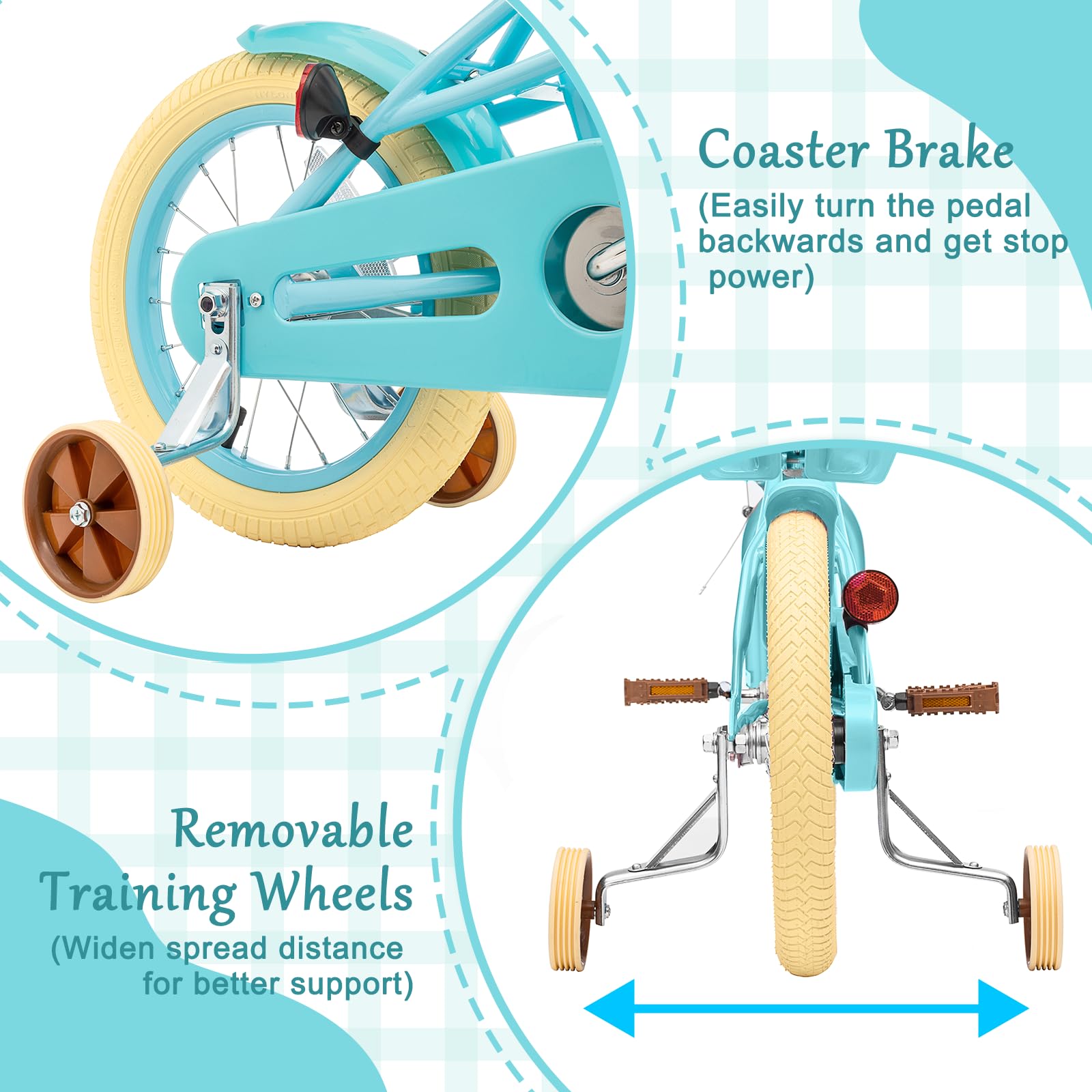 **67i Girls & Boys Toddler Bike - 12, 14, 16, 20 Inch Kids Bicycle for Ages 2-12 Years - Adjustable Training Wheels, Basket & Doll Seat - Perfect for Outdoor Play, Park Rides & Neighborhood Adventures**