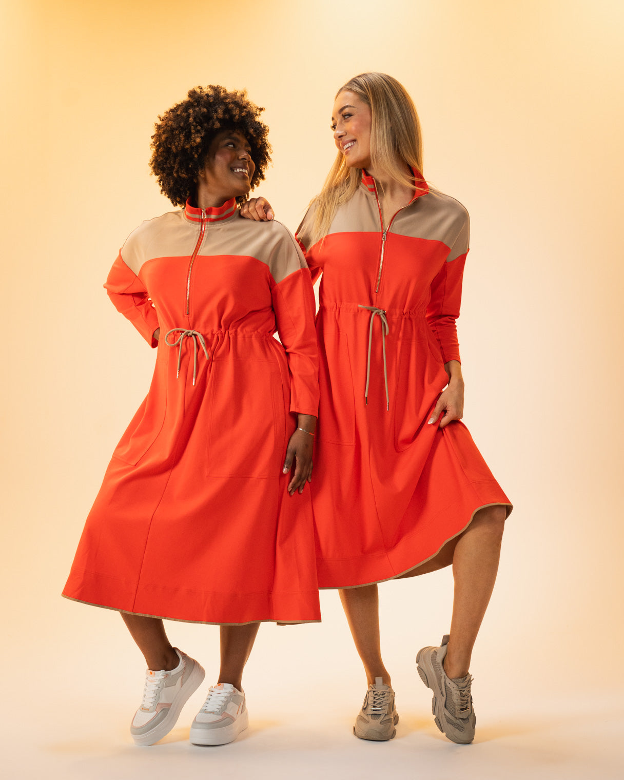 Daffodil Shirt Dress for Women - Floral Print Casual Summer Dress (Poppy) - Perfect for Office, Date Night & Spring Outings