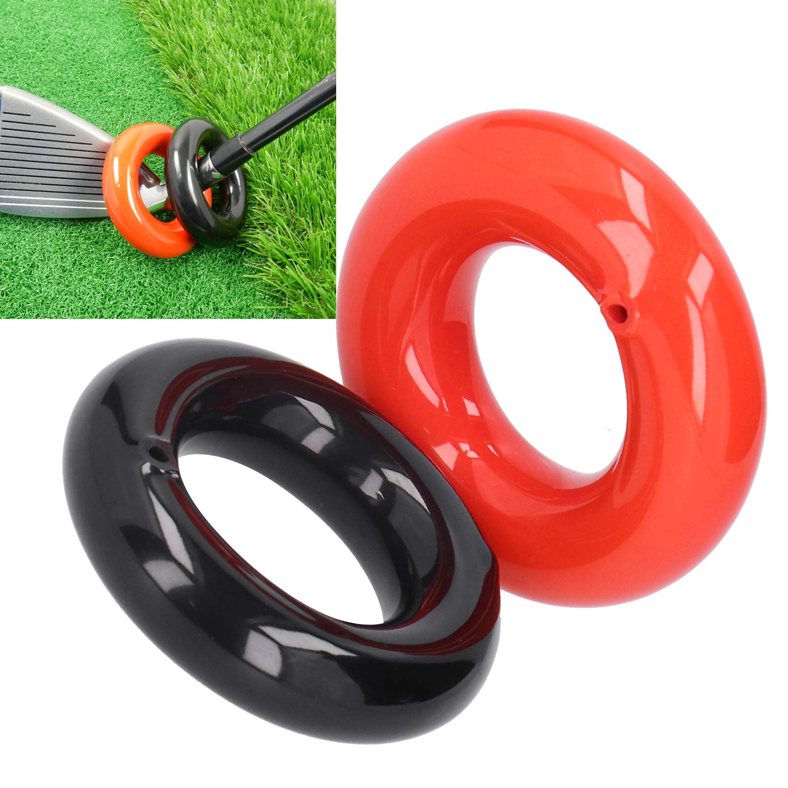 Denash 2 Pack Golf Swing Weight Rings - Power Swing Training Accessories for Golf Practice & Warm Up | Improve Swing Speed & Strength | Perfect for Driving Range & Home Training