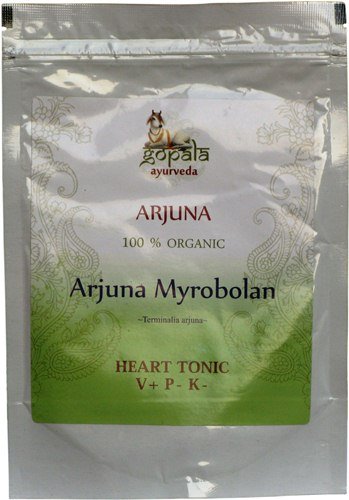 ARJUNA Powder 100% USDA Certified Organic - 250g | Pure Herbal Supplement for Heart Health & Stress Relief | Perfect for Ayurvedic Tea & Wellness Routines