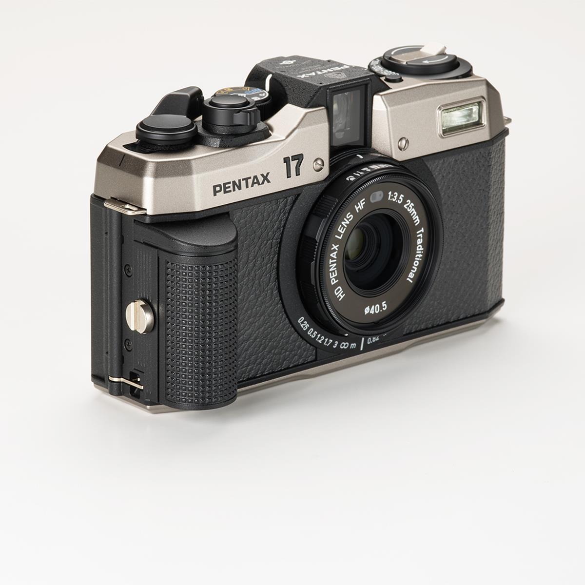 Pentax 17 Film Camera - Vintage Style 35mm Point & Shoot Camera for Travel, Street Photography & Everyday Use