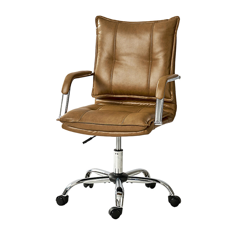 Ergonomic Doug Task Chair with Padded Arms - Adjustable Office Chair for Home & Work - Comfortable Desk Chair with Lumbar Support for Long Hours Sitting