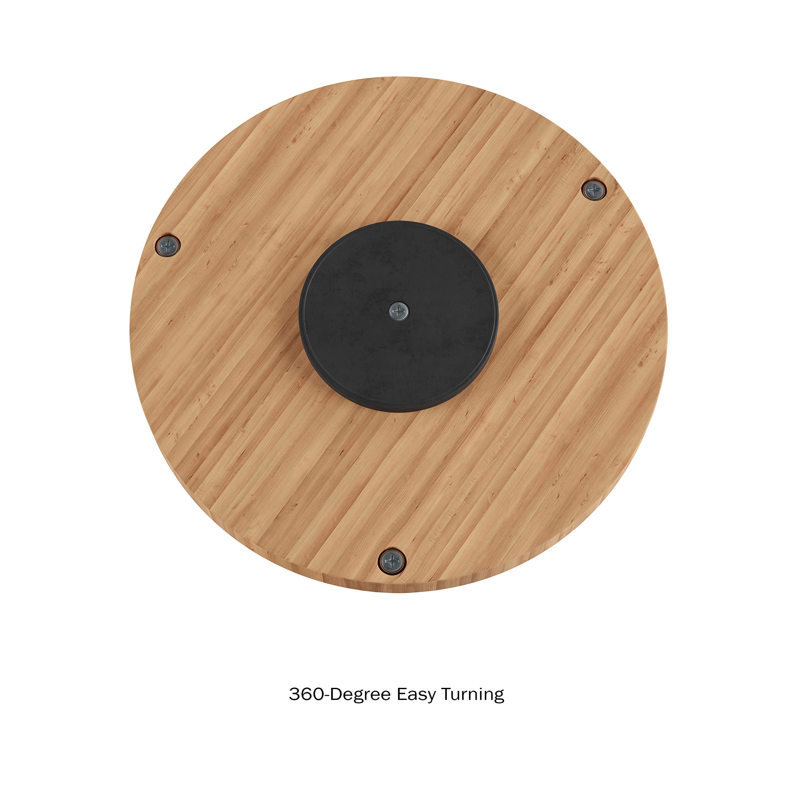 All-Natural Bamboo 10-Inch Two-Tier Lazy Susan Turntable - Round Kitchen Organizer for Spices, Condiments & Makeup | Perfect for Pantry, Dining Table & Vanity Display