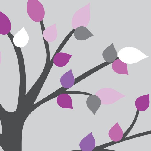 Purple Gray Shelf Tree