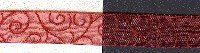 Red Swirl Organdy Ribbon - 5 Yards Premium Decorative Ribbon for Gift Wrapping, Wedding Decorations & Craft Projects