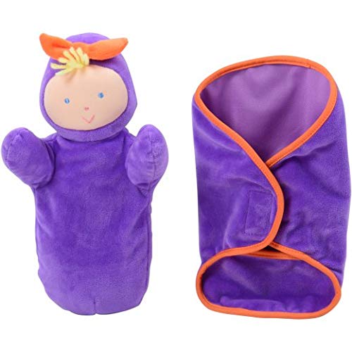 Constructive Playthings Soft Swaddle Baby Dolls with Matching Pockets - Multicultural Doll Set of 4 for Daycare, Circle Time & Early Learning | Hook & Loop Closure, All Ages, Multicolor | Perfect for Role Play, Social Development & Inclusive Playtime