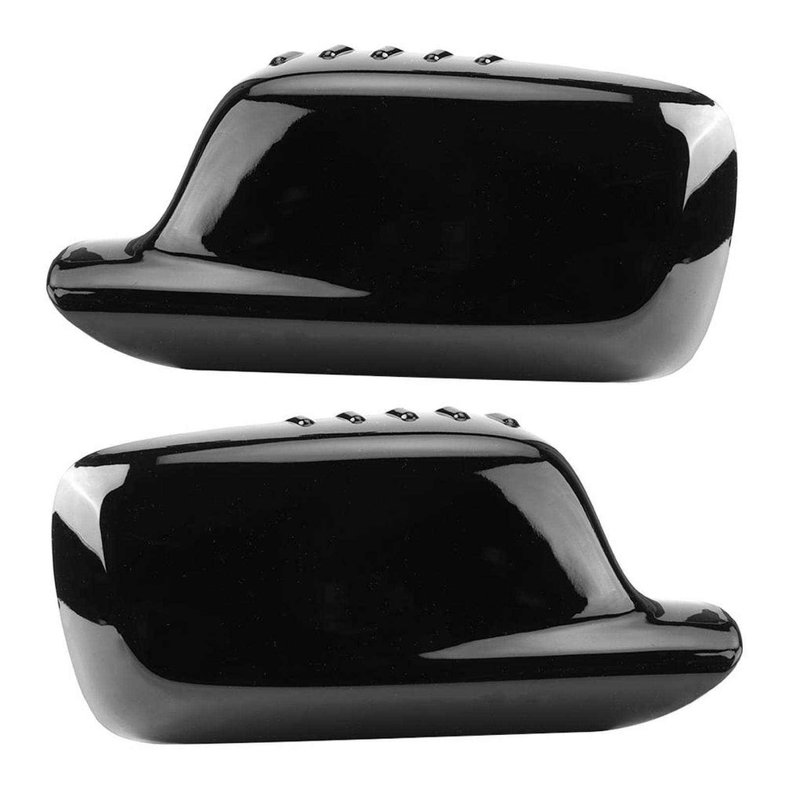 Yctze 51167074236 51167074235 Side Mirror Cover Replacement for BMW E46 323Ci 325Ci 328Ci - Left+Right Rearview Mirror Housing Shell (Pair) - Perfect for Car Exterior Upgrade & Mirror Protection