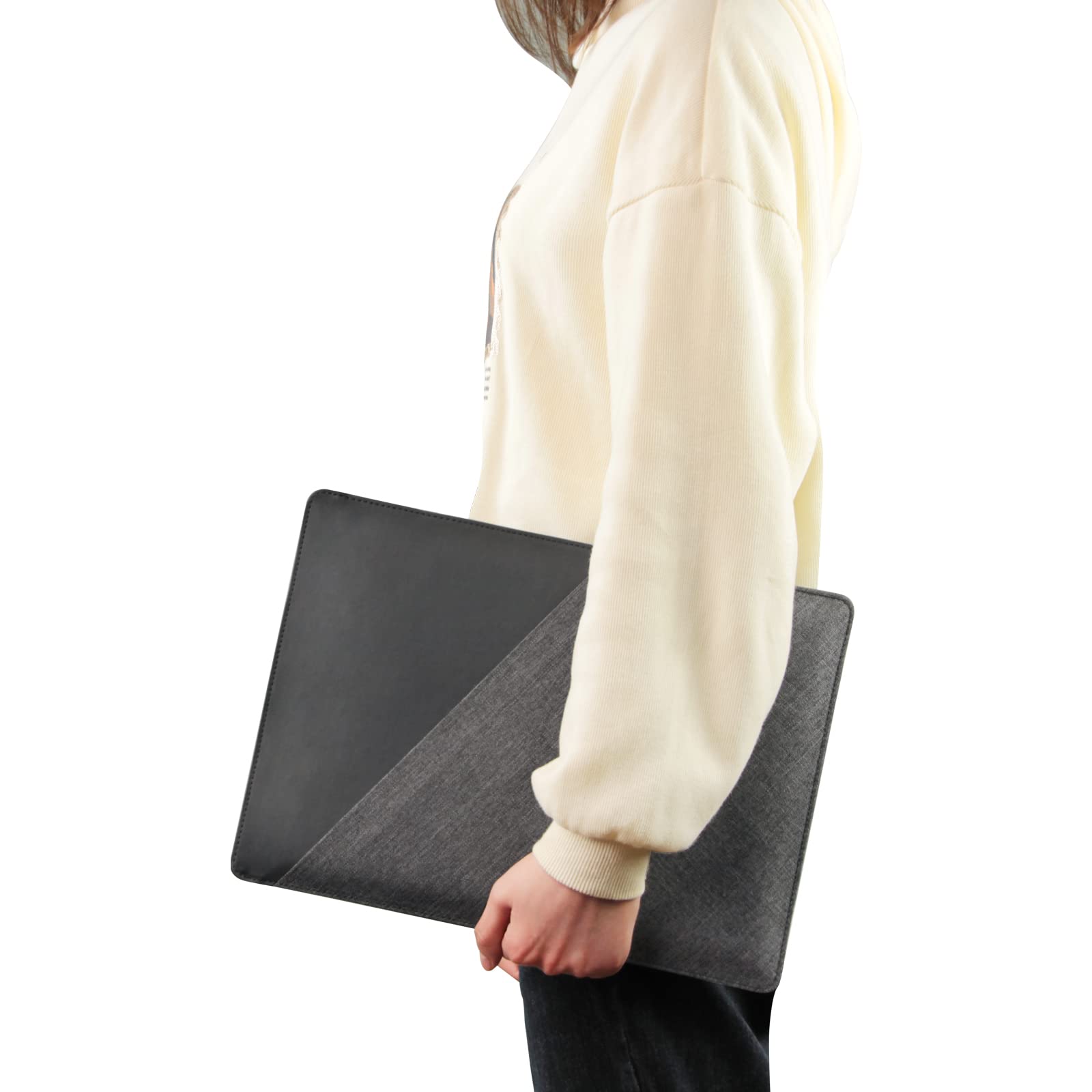 Megoo 13 Inch Laptop Sleeve - Slim Protective Case with Stand for Microsoft Surface Laptop 6/5/4 13.5