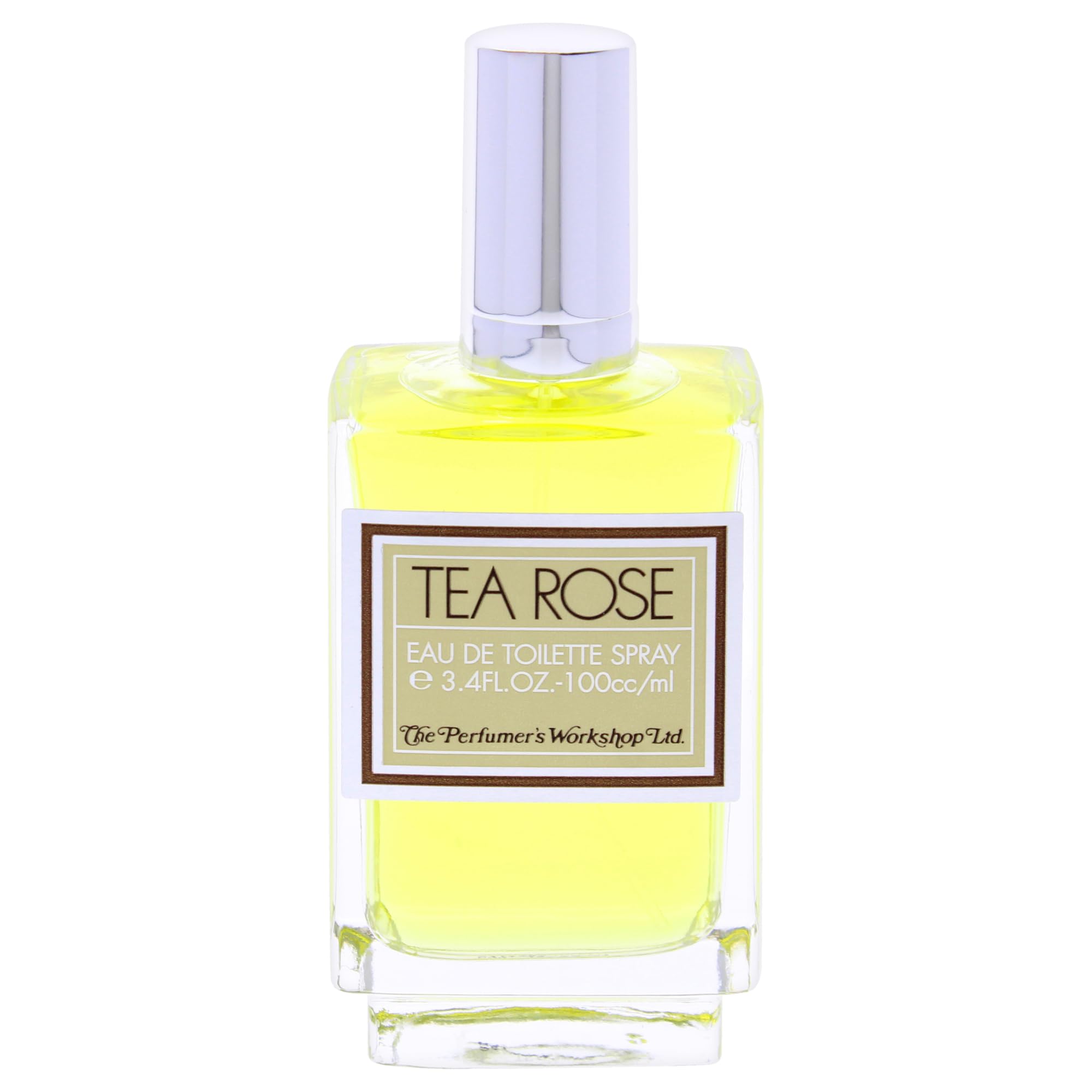 Perfumers Workshop Tea Rose Eau de Toilette for Women - 3.4 oz Floral Fragrance Spray | Romantic Date & Evening Wear Perfume