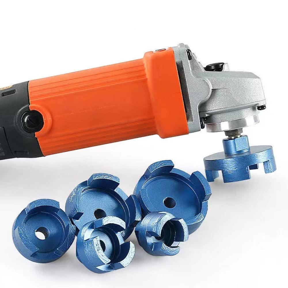 45mm Dry Grinding Wheel Stone Hole Opener - Road Stud Processing & Flower Pot Making Tool for DIY Stone Carving and Crafting Projects