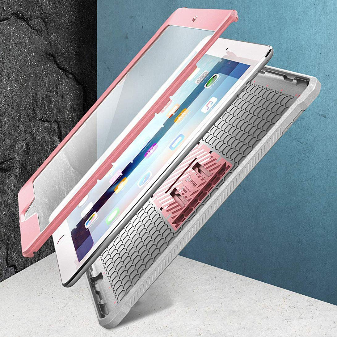 iPad 10.2 Inch Unicorn Beetle PRO Rugged Case - Shockproof Protective Cover with Built-in Screen Protector, Rose Gold - Perfect for Kids, Outdoor Activities & Travel Protection