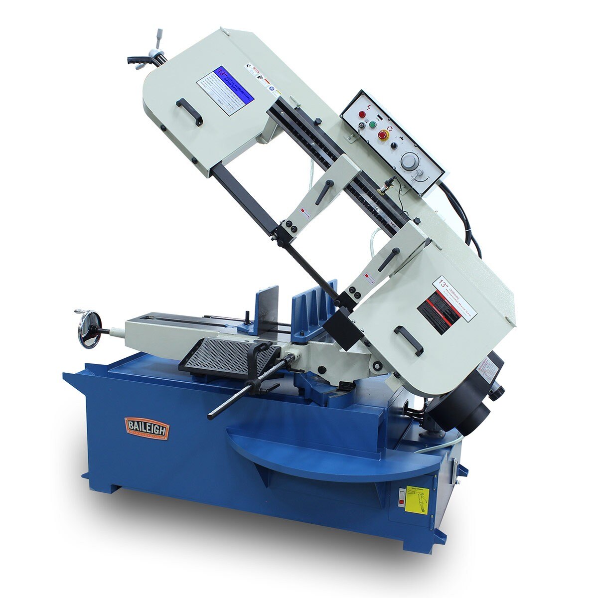 Baileigh Industrial BA9 1001517 Metal Cutting Band Saw BS 330M - Professional Metalworking Tool for Workshop & Industrial Use