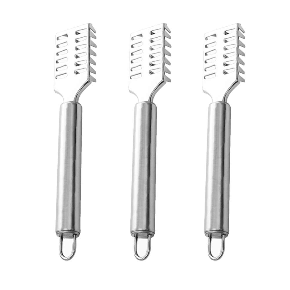 Huaheng Stainless Steel Fish Scale Remover - Professional Kitchen Tool for Cleaning & Descaling Fish - Perfect for Home Cooking, Camping & Seafood Preparation