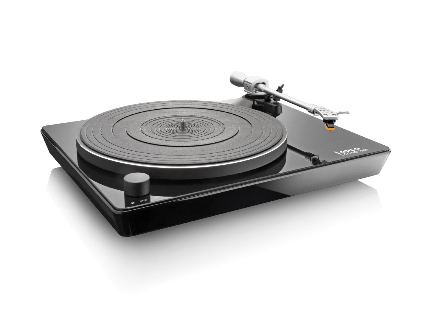 Lenco L-175 Professional Belt-Drive Turntable with Adjustable Tonearm & Built-in Preamp - Perfect for Vinyl Record Playback, DJing & Home Audio Setups