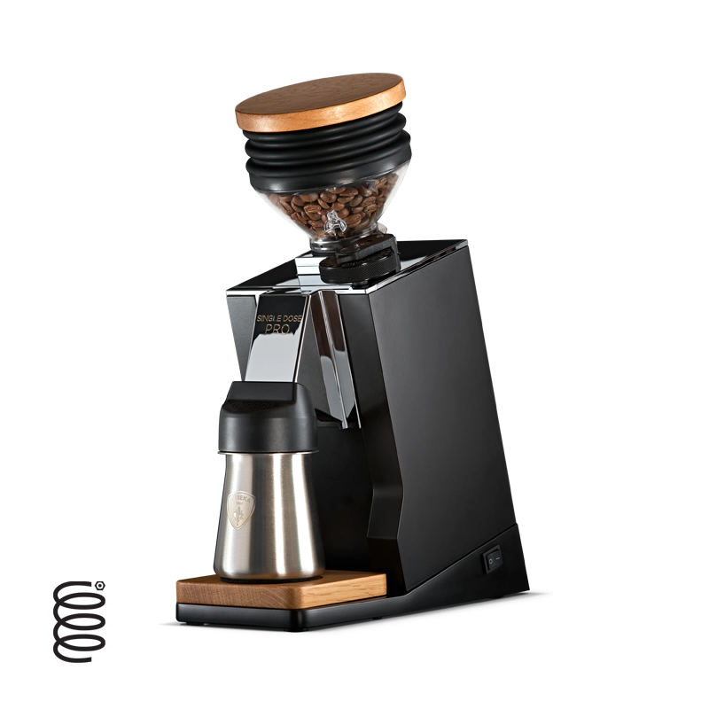 Eureka Oro Mignon Single Dose Pro Espresso Grinder - Black | Professional Coffee Grinder for Home Baristas | Perfect for Espresso, Latte & Cappuccino Brewing