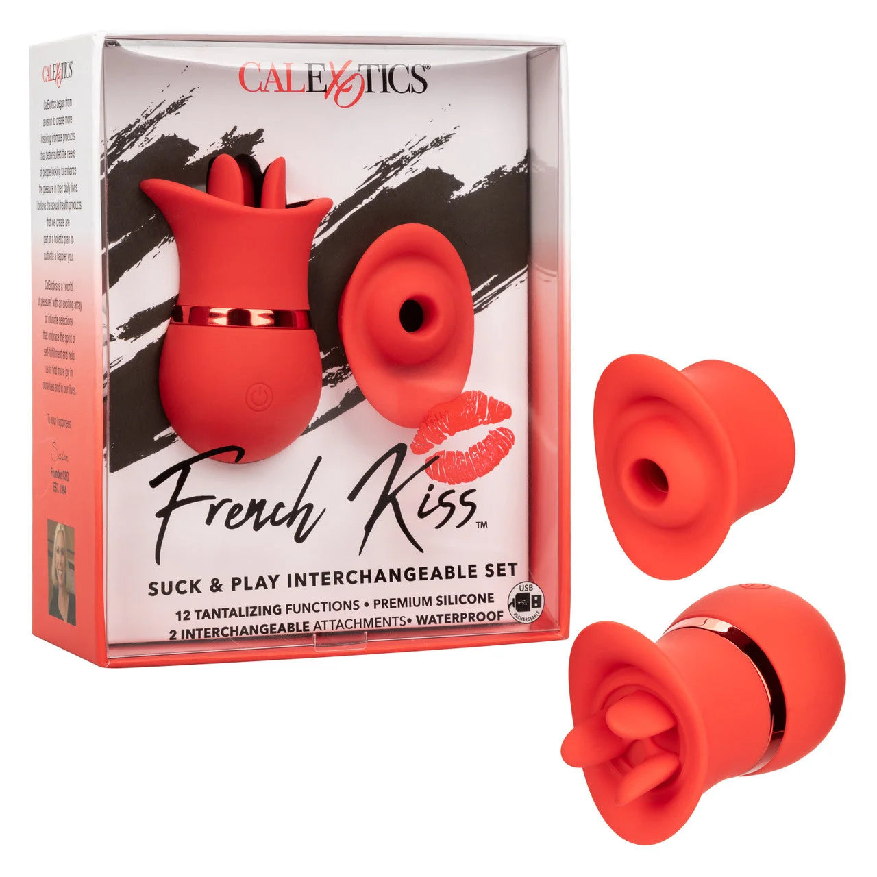 French Kiss Suck & Play Set - Couples Intimate Toys for Sensual Pleasure - Perfect for Romantic Evenings & Spicing Up Your Love Life