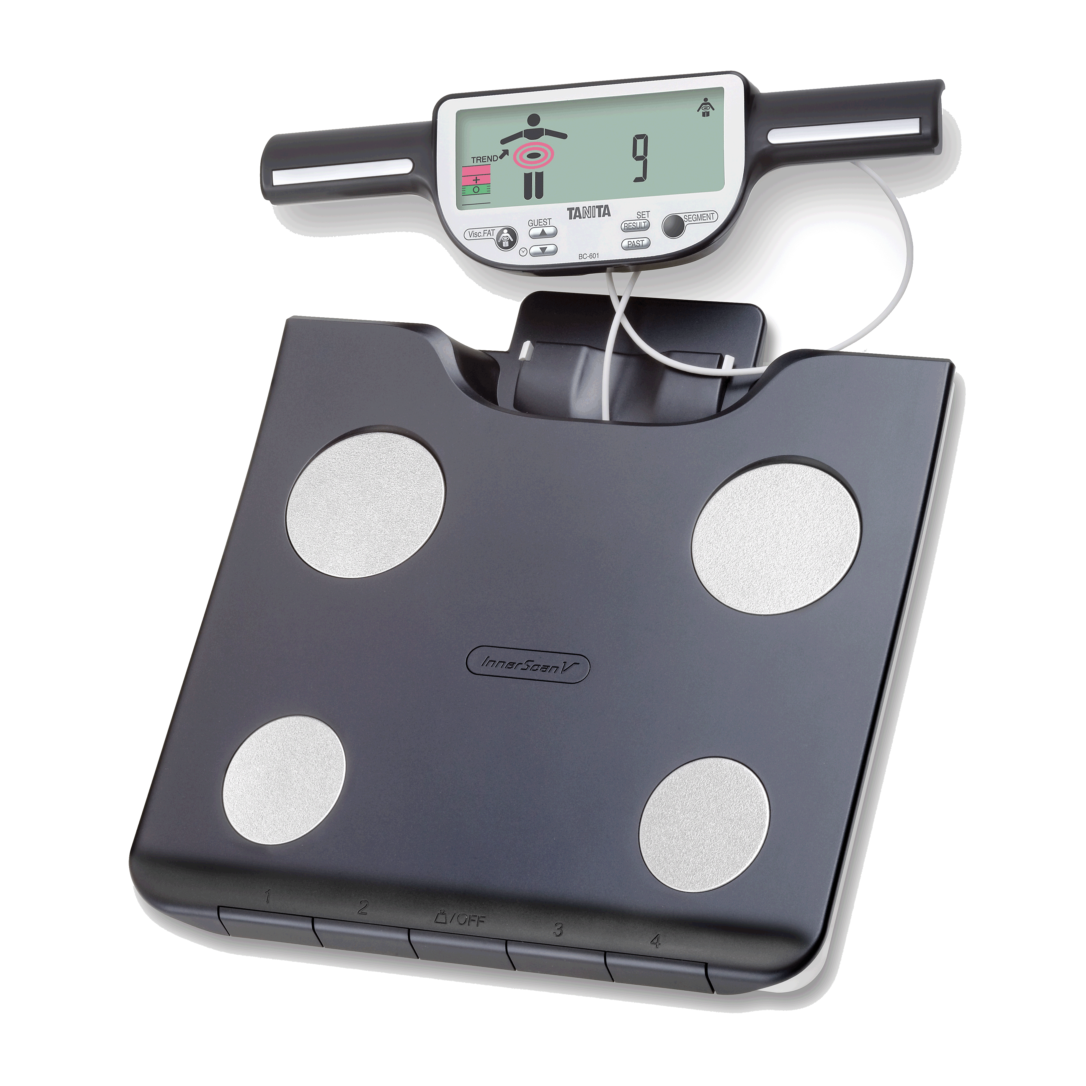 BC 601 Segmental Body Composition Monitor - Accurate Body Fat & Muscle Mass Analyzer for Home & Gym Use