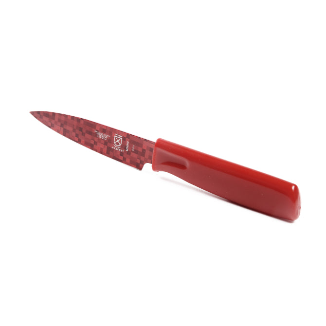 Premium Mercer Paring Knife - 4 Inch Non-Stick Coating Blade for Precise Peeling & Slicing - Ideal for Fruits, Vegetables & Kitchen Prep