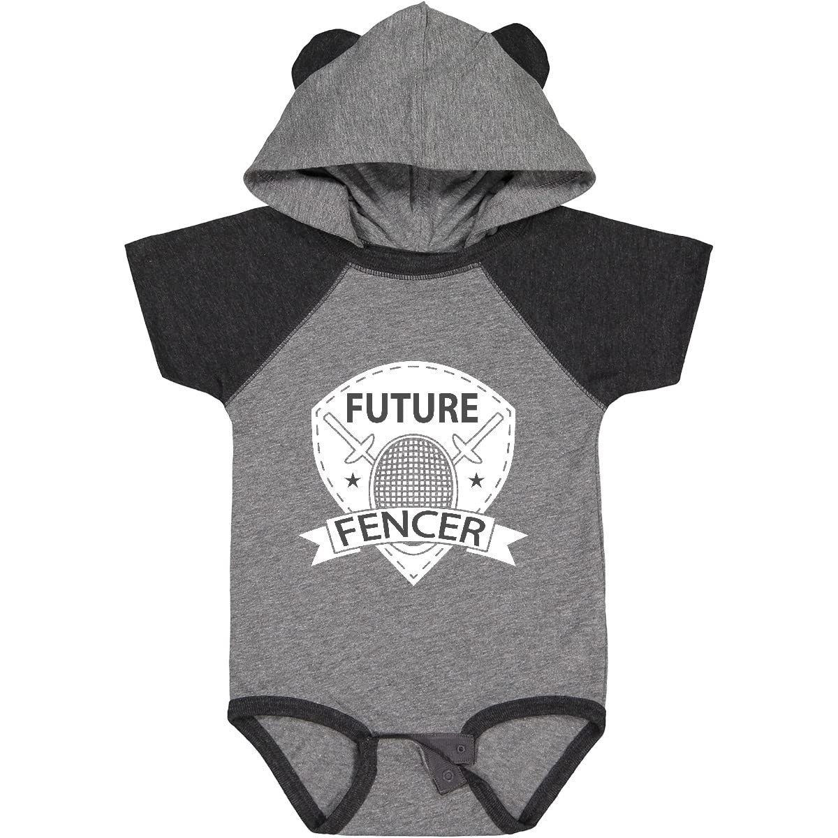Inktastic Fencing Future Fencer Sports Baby Bodysuit - Cute Infant Onesie for Future Athletes | Perfect for Fencing Enthusiasts, Sports Lovers & Newborn Gifts