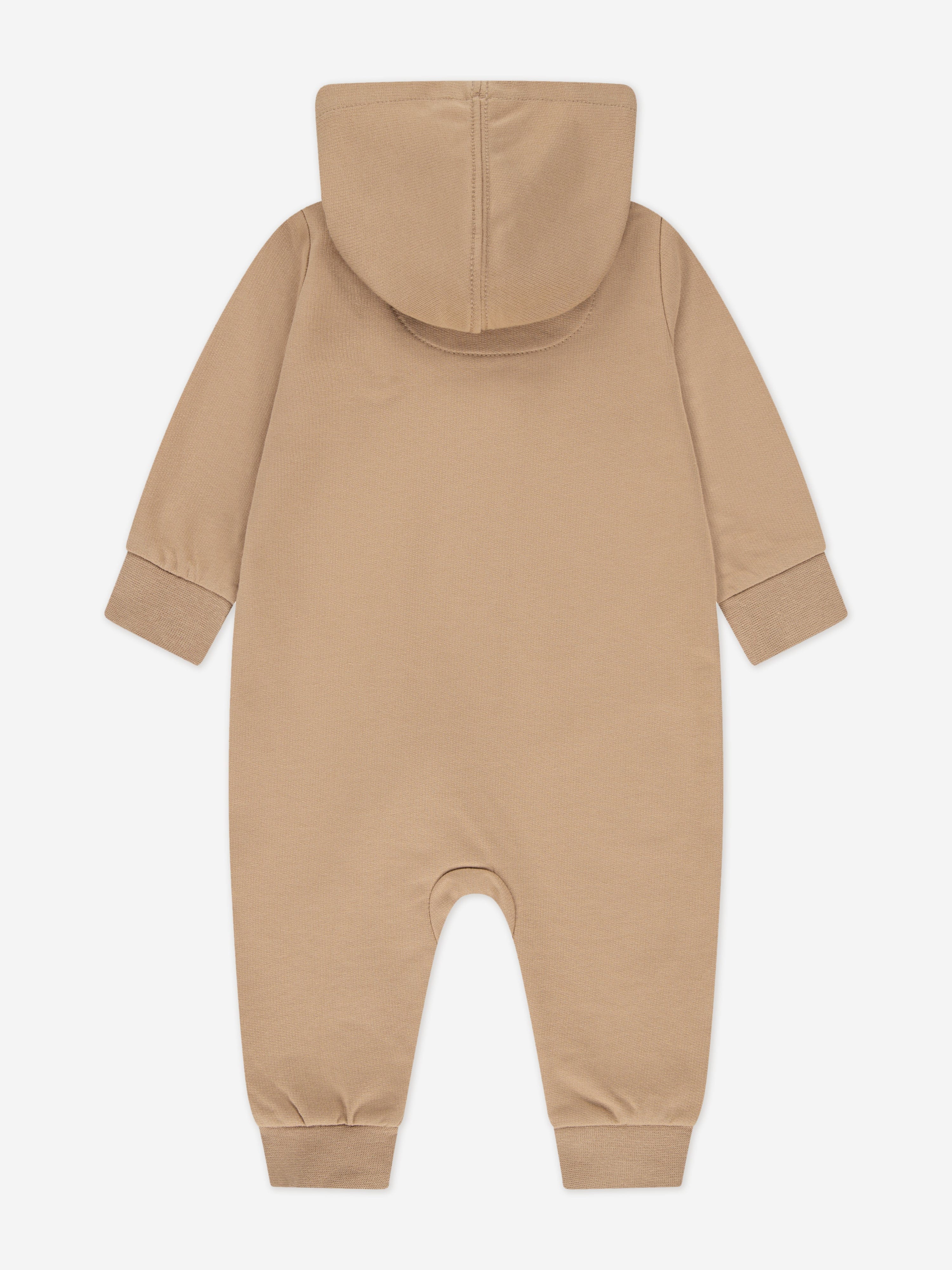**Baby Jumpman Coverall in Beige - Soft & Stylish Jumpsuit for Infants - Perfect for Playtime, Outings & Photo Shoots**