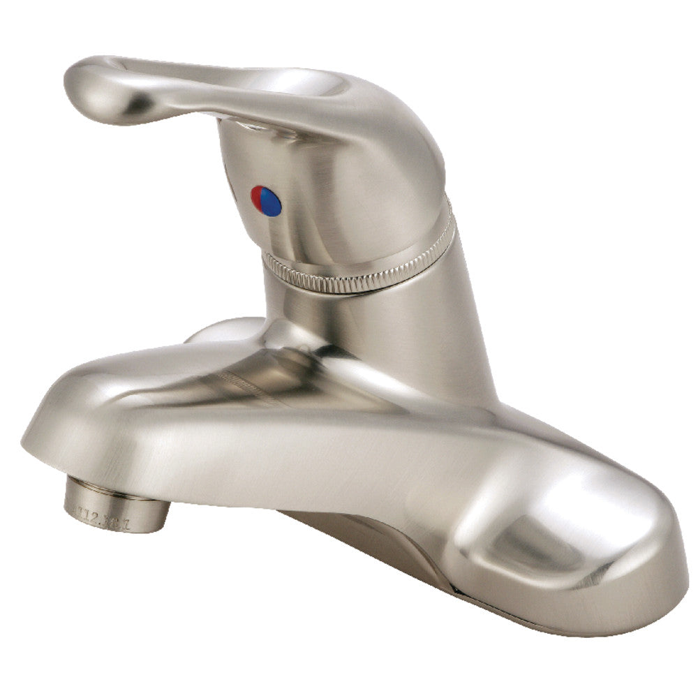 Kingston Brass KB518LP 4-Inch Centerset Bathroom Faucet - Chrome Finish for Vanity Sink, Perfect for Modern Bathroom Renovation and Home Upgrade
