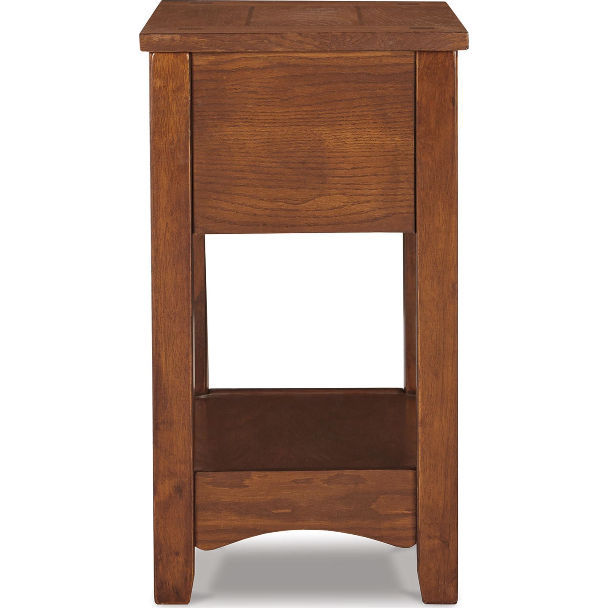 Breegin Brown End Table - Stylish Side Table for Living Room, Bedroom & Office Decor