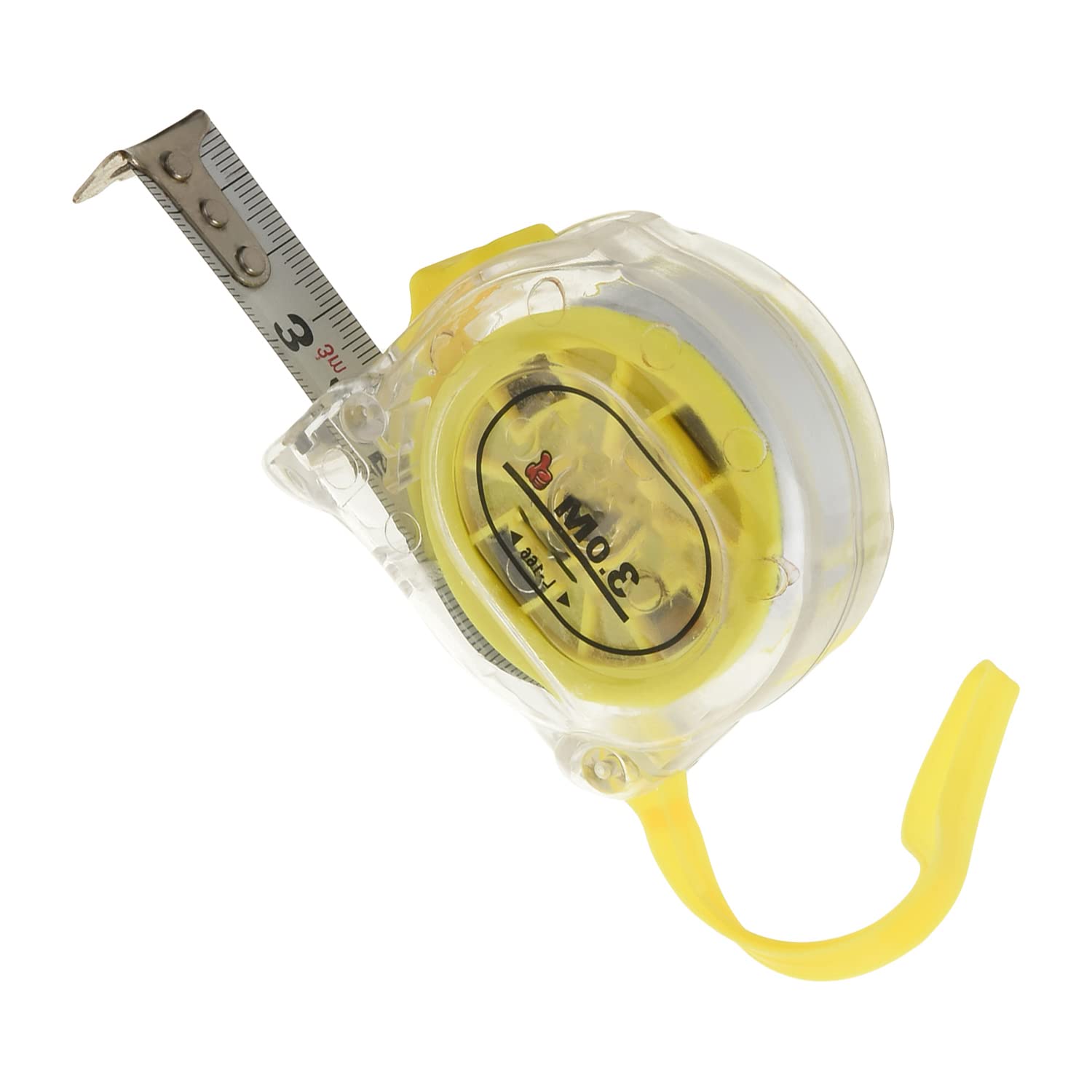 Utoolmart 3m/9.8ft Retractable Steel Tape Measure - Professional Metric Scale Measuring Tool with Durable Plastic Case (1Pc) - Perfect for Construction, DIY Projects & Home Improvement