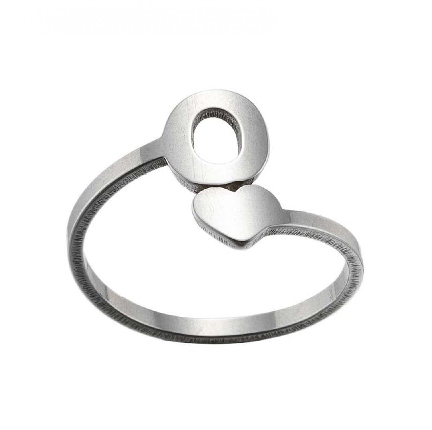 Silver Adjustable Letter Knuckle Rings for Women - Elegant Dainty Jewelry, Perfect for Gifts, Parties & Everyday Wear