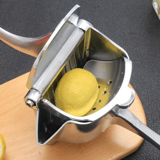 Premium Manual Fruit Juicer - Handheld Citrus Press for Lemons, Oranges & Limes - Durable Aluminum Kitchen Tool for Fresh Juice - Perfect for Home Bars, Camping & Healthy Drinks