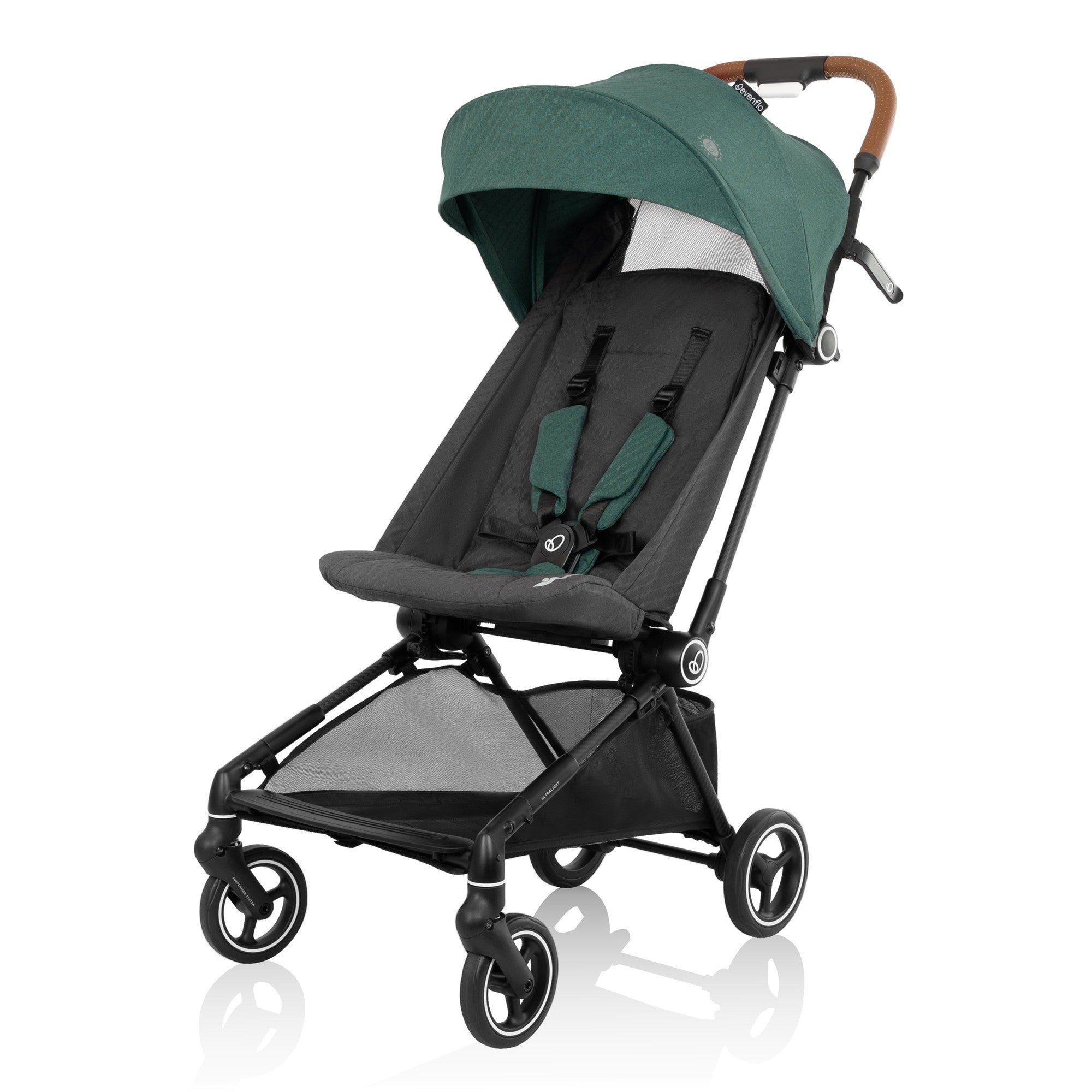 Evenflo Hummingbird Lightweight Compact Stroller for Baby - Ultra Portable Travel Stroller with One-Hand Fold, Perfect for Airplanes, Shopping & City Walks
