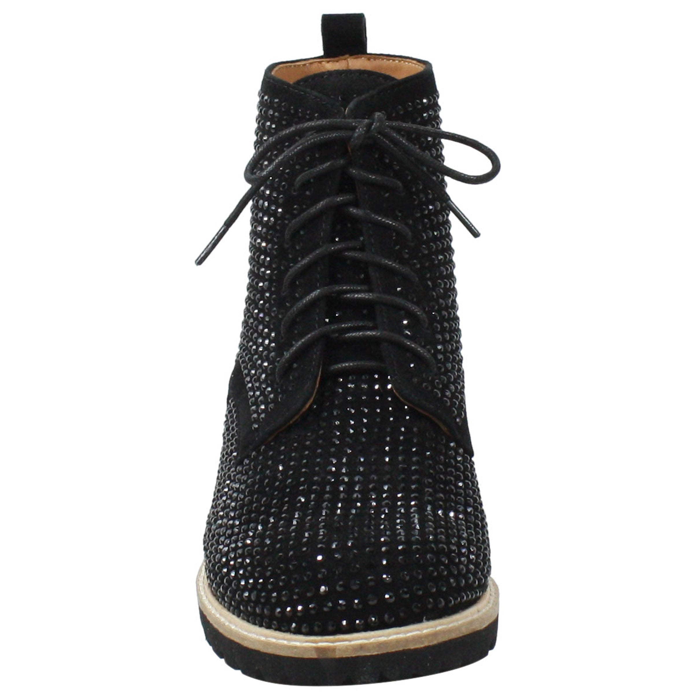 Raynelle Rhinestone Bootie - Sparkling Women's Ankle Boots for Party, Wedding & Evening Events | Comfortable & Stylish Heels for Dressing Up