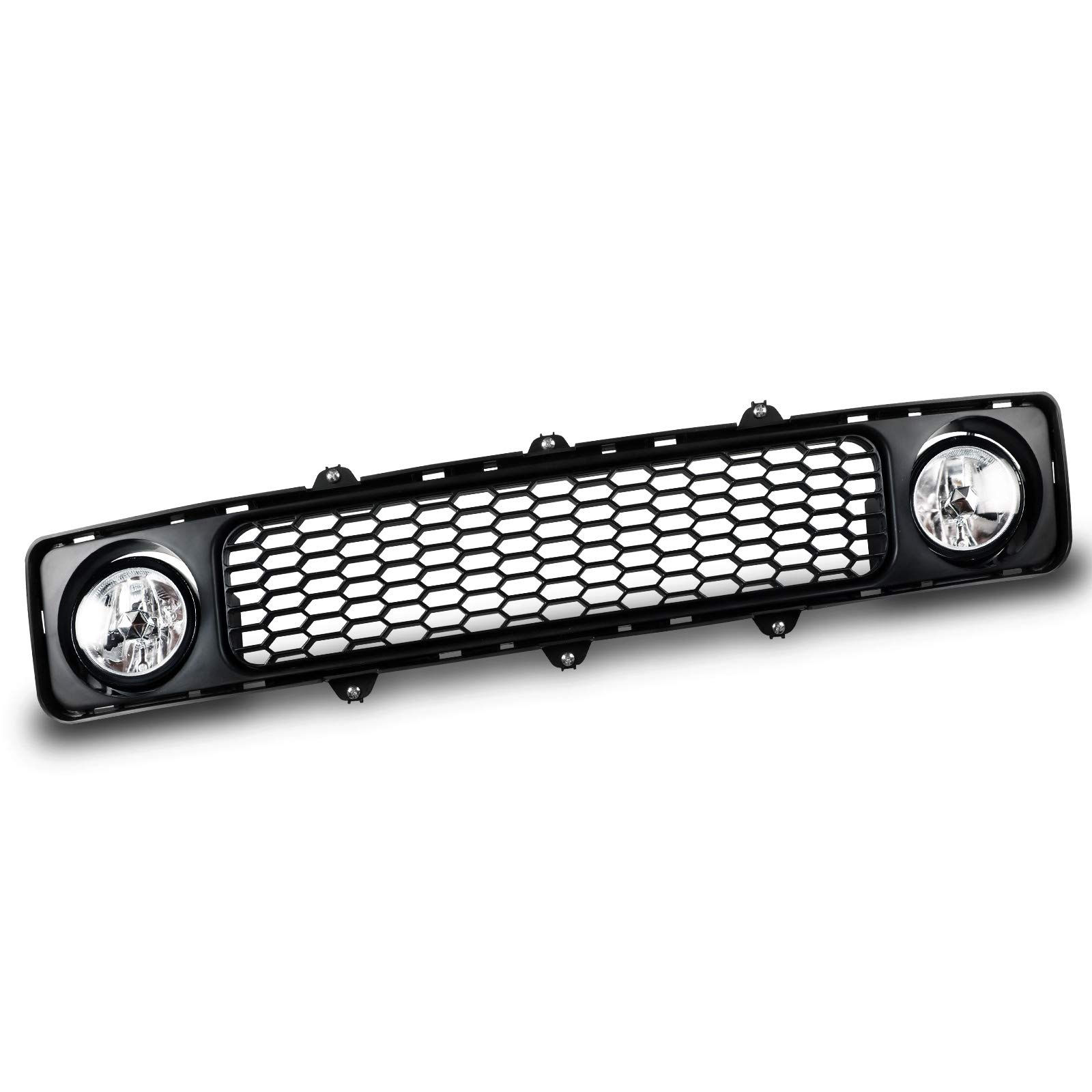 AutoWiki Clear Lens Fog Lights Compatible with 2005-2010 Scion TC - OEM Replacement Fog Lamps with Grill, Switch & Wiring Kit (1 Pair) - Perfect for Night Driving & Enhanced Visibility in Foggy Conditions