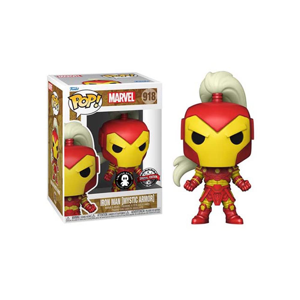 Iron Man (Mystic Armor) Funko Pop Vinyl Figure - Exclusive Collectible Marvel Superhero Toy for Display & Gifts