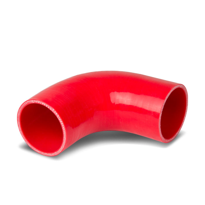 1 in. to 3 in. 90 Degree Elbow 3-Ply High Temperature Silicone Reducer Hose - Perfect for Automotive, Marine & Industrial Applications