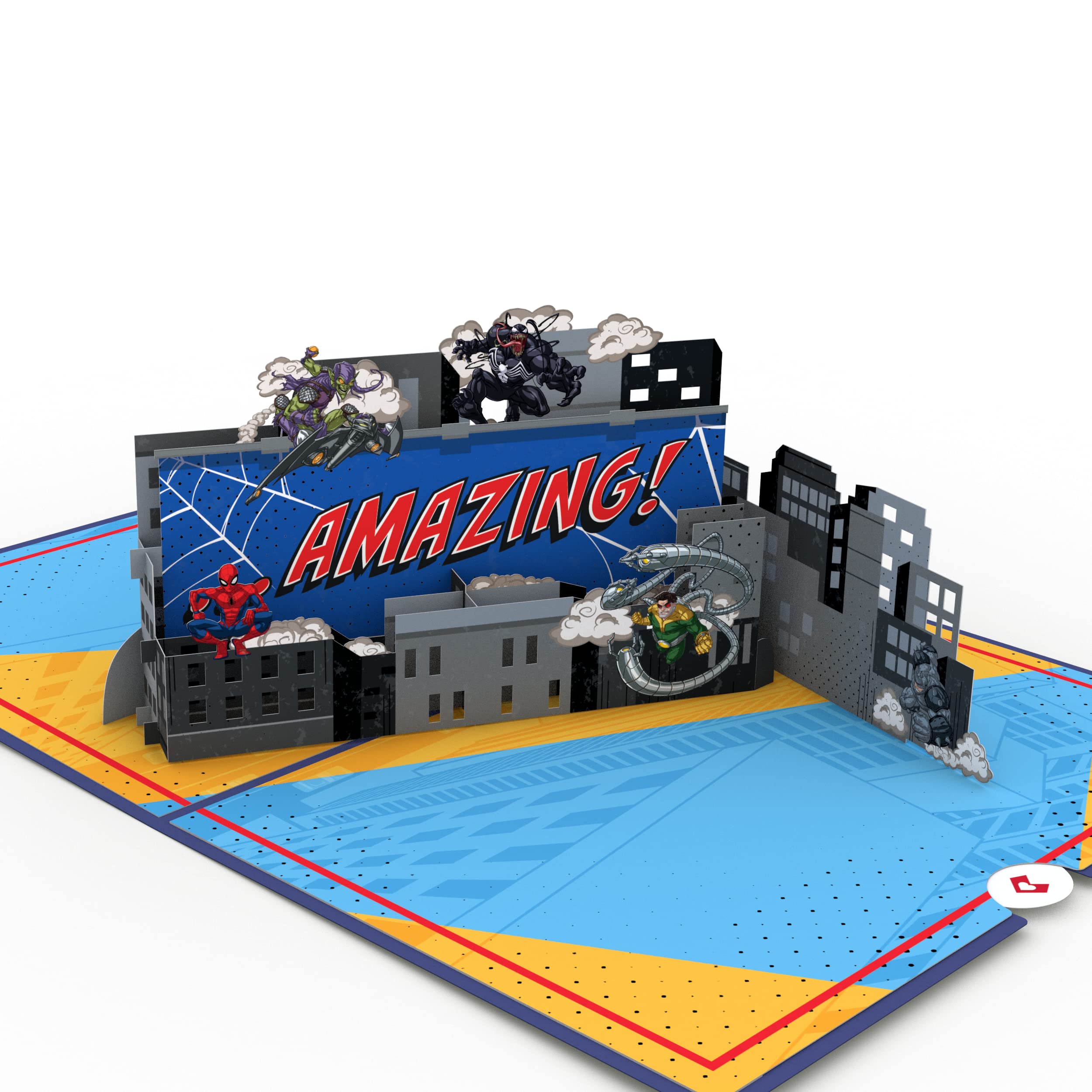 Lovepop Marvel Spider-Man 3D Pop-Up Greeting Card for Father's Day - Handcrafted Beyond Amazing Dad Card - 5