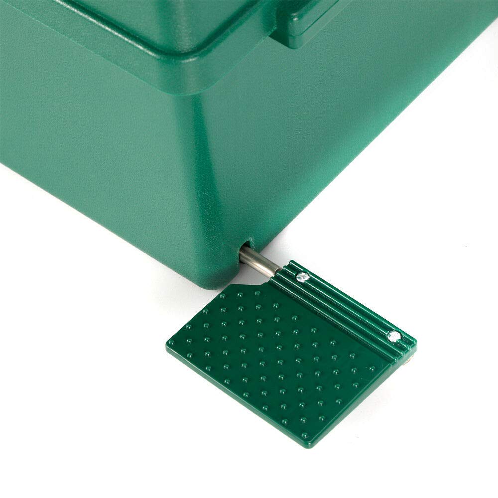 Automatic Golf Ball Dispenser & Tee Up Machine - No Power Required, Adjustable Foot Stand - Perfect for Golf Club Training & Practice (Indoor/Outdoor Use)