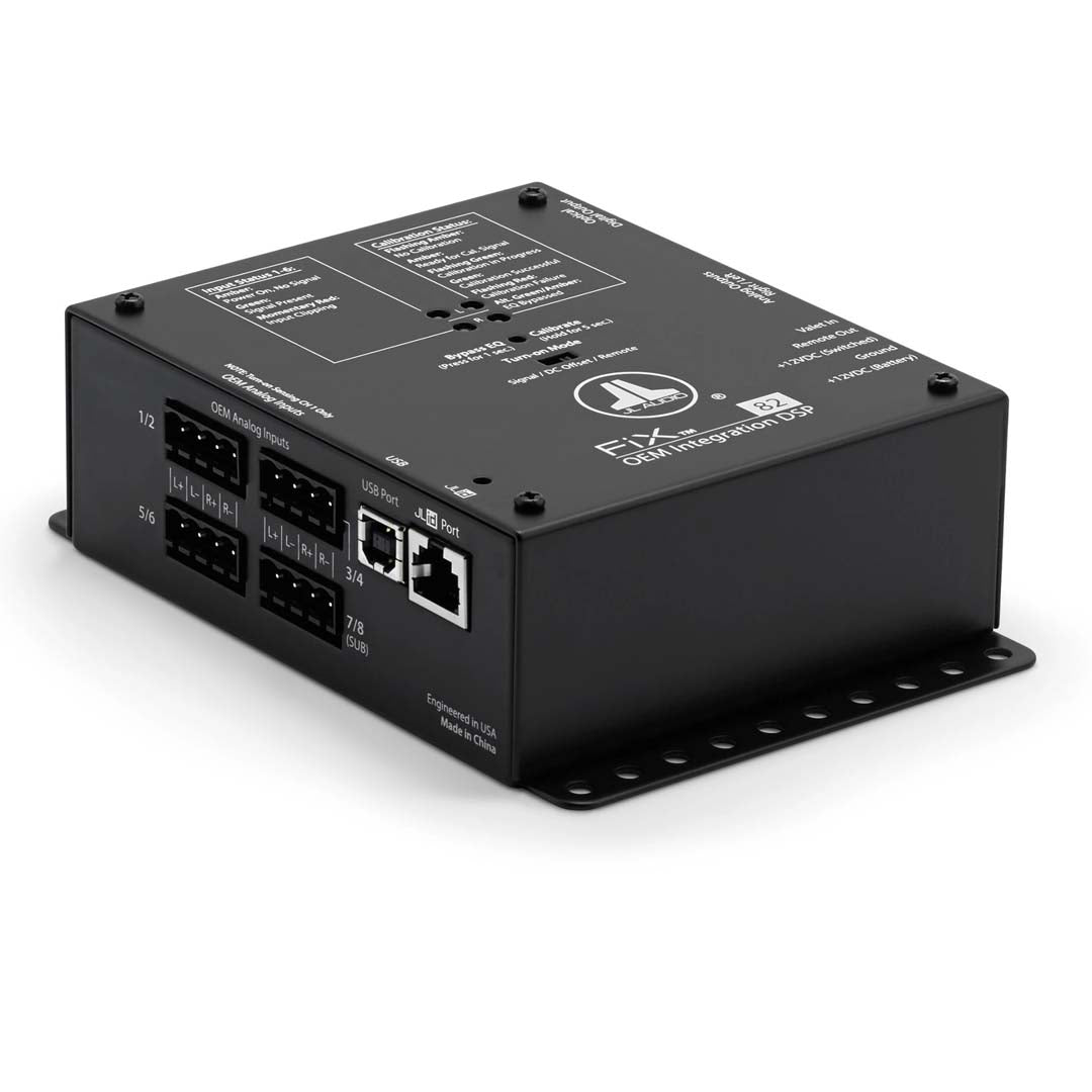 JL Audio FiX 82 2-Channel OEM Integration DSP - Premium Car Audio Processor for Enhanced Sound Quality | Perfect for Vehicle Audio System Upgrades & Custom Installations
