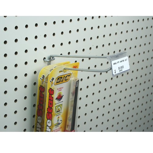 50 Pack Zinc Pegboard Scanner Hooks with 2