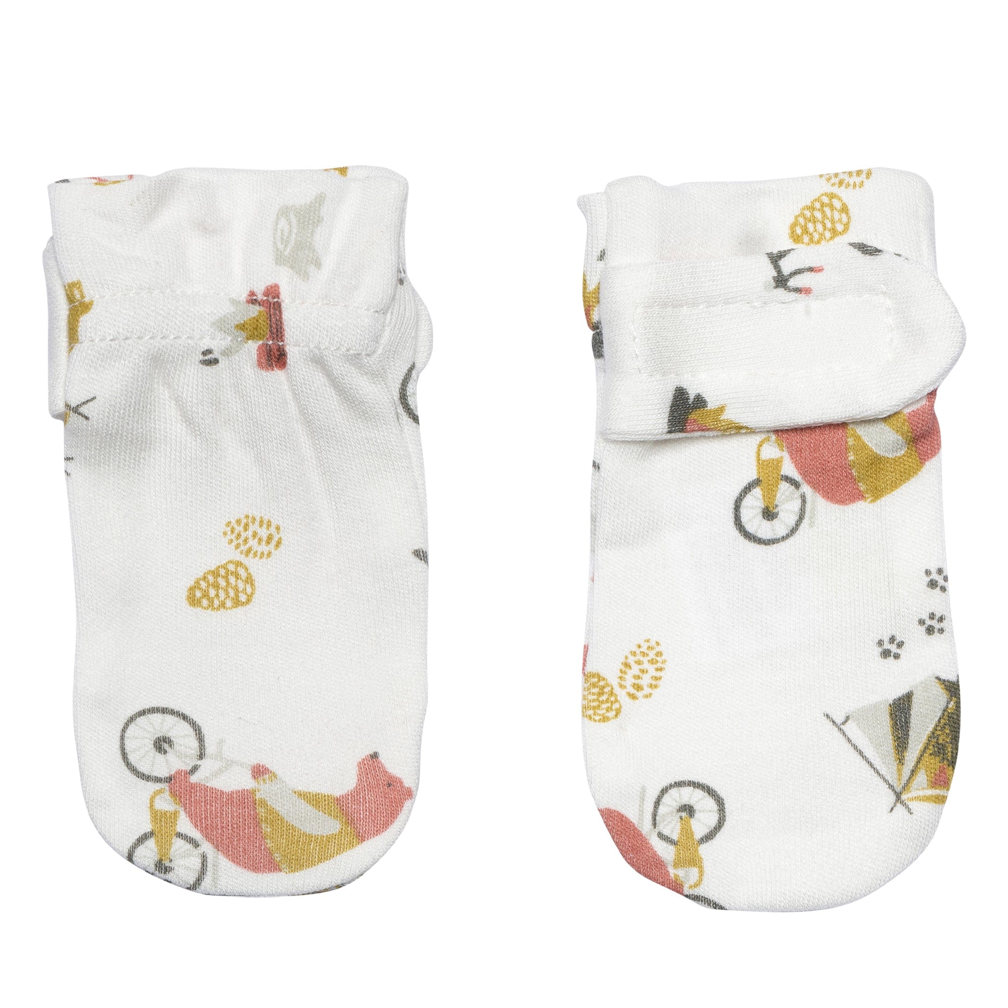 Soft Bamboo Scratch Mittens for Newborn Babies - Breathable & Comfortable - Perfect for Protecting Baby's Face from Scratches - Ideal for Sleeping, Nursing & Playtime