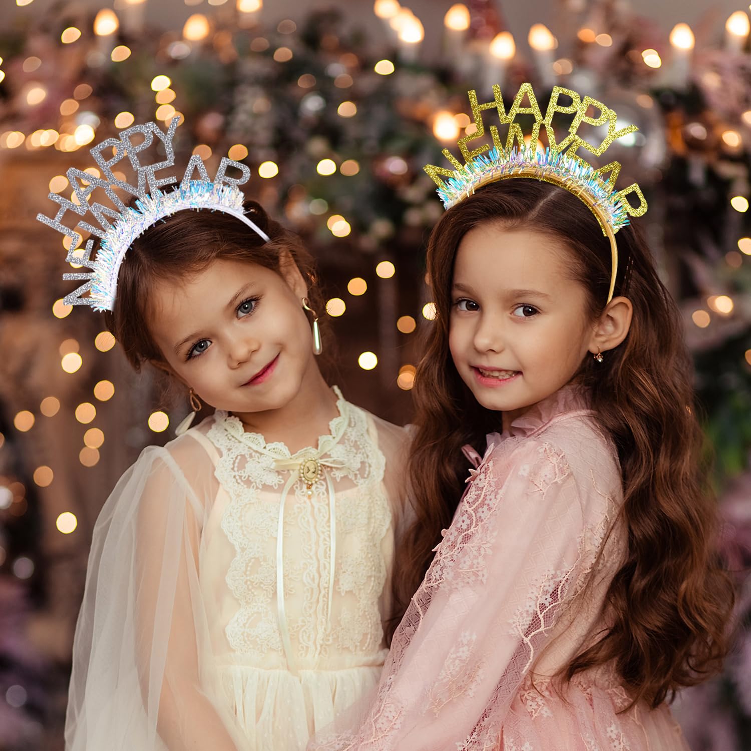 2025 New Year's Eve Headband for Women - Sparkling NYE Party Tiara & Headpiece for Celebrations, Countdowns & Festive Gatherings