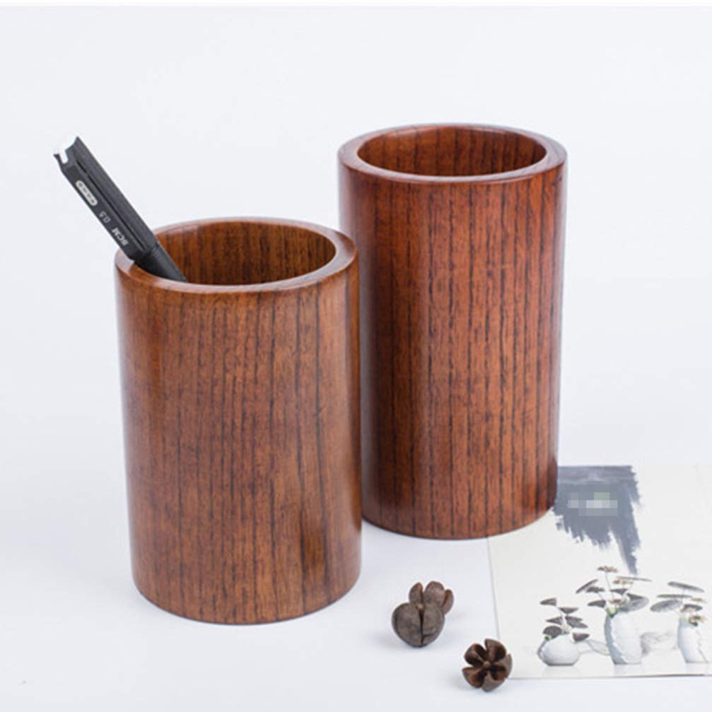 Wooden Chopsticks Organizer - Kitchen Utensil Holder for Spoons & Forks - Perfect for Countertop Storage