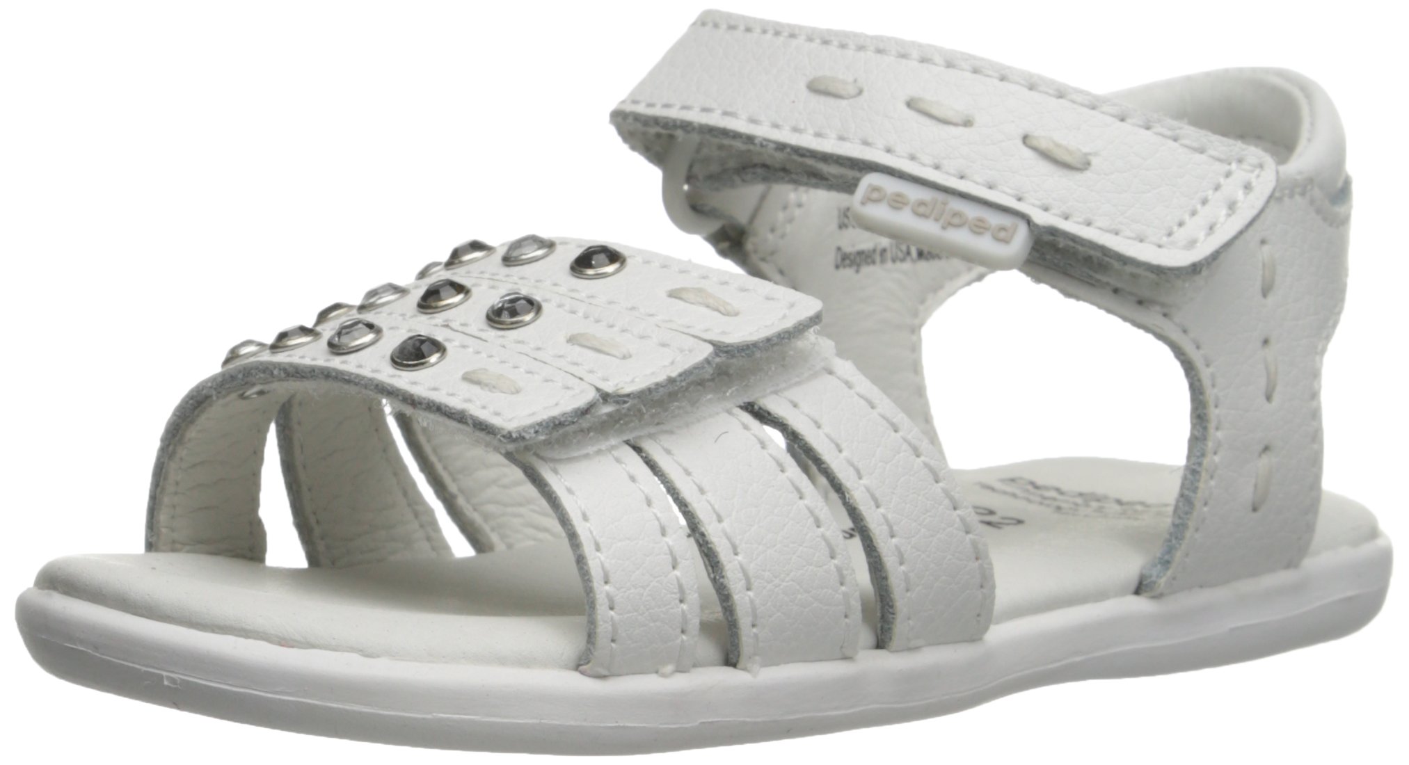 pediped Lynn Sandal for Toddler Little Kid & Big Kid - Comfortable Leather Walking Shoes for Boys & Girls - Perfect for School, Playground & Outdoor Activities