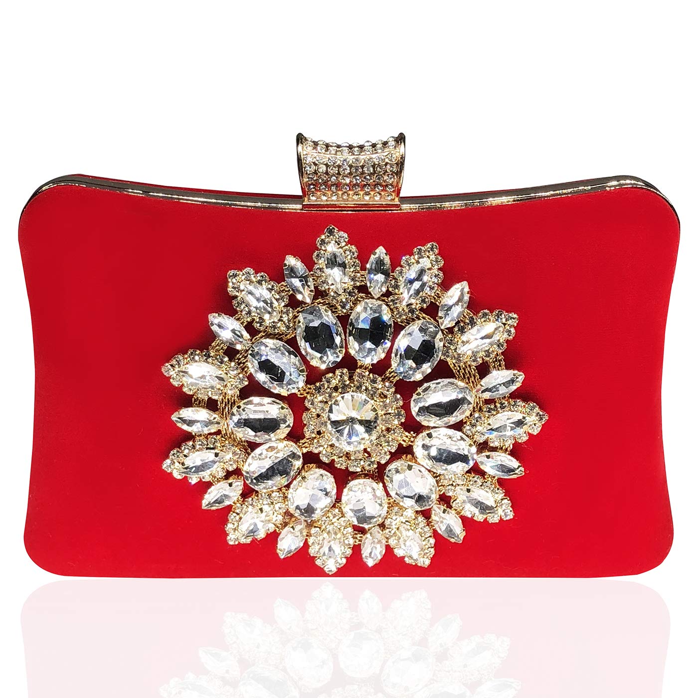 Elegant Beaded Flower Envelope Clutch Purse for Women - Perfect for Prom, Wedding & Evening Events - Stylish Handbag for Parties, Dinners & Special Occasions