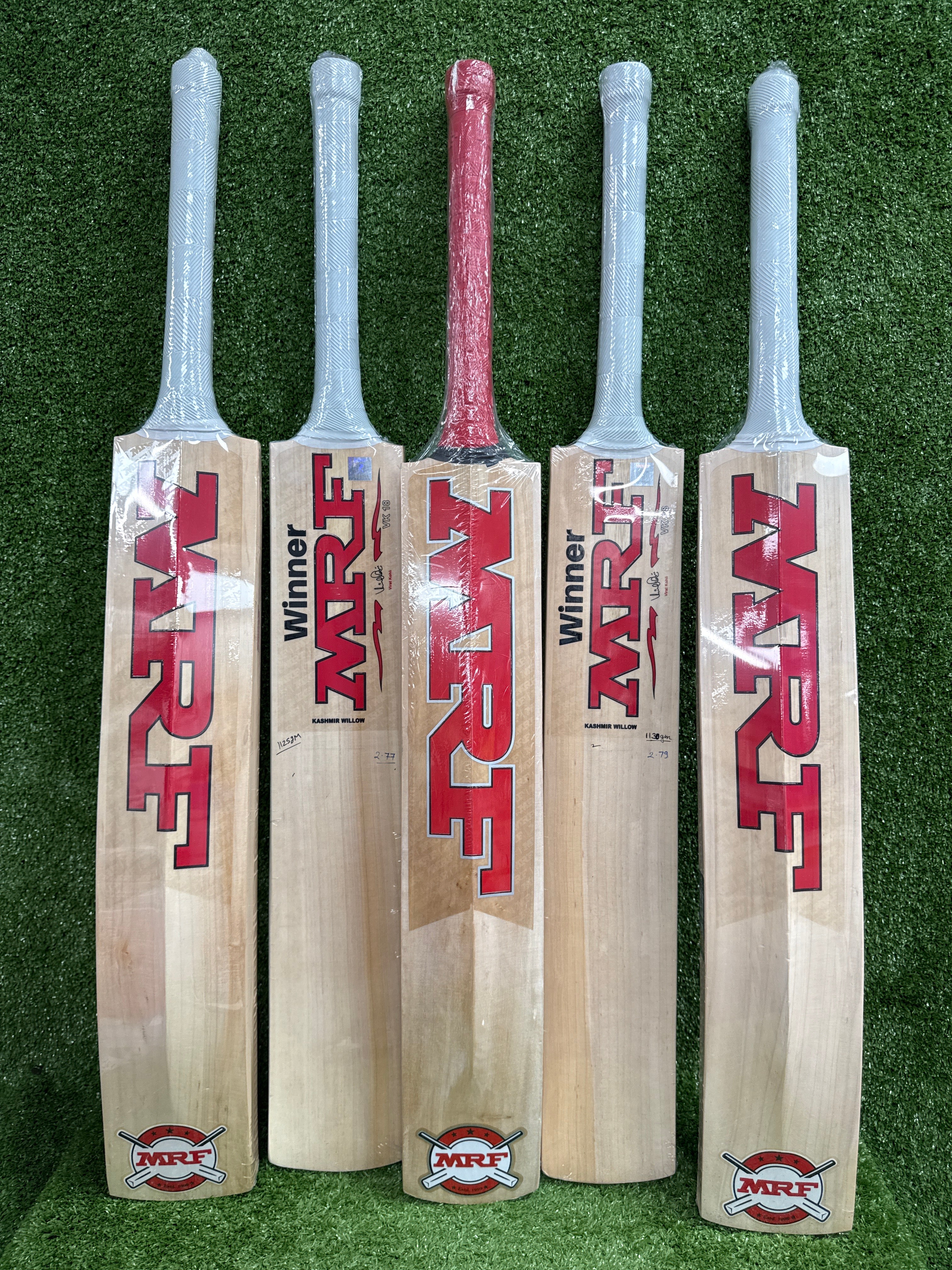 MRF Winner Kashmir Willow Cricket Bat - Lightweight & Durable for Practice & Matches - Perfect for Cricket Training, League Games & Backyard Play