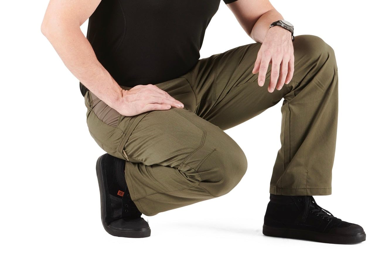 5.11 Tactical Men's Cargo Pants - Durable Military Style Work Pants for Outdoor, Hiking & Everyday Wear - Comfortable & Functional Multi-Pocket Design