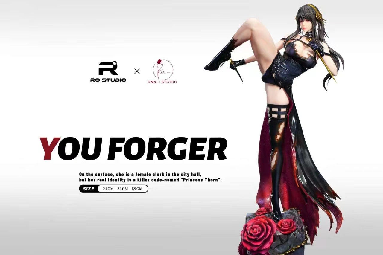 RO Studio x ANNI Studio Spy x Family Yor Forger Cosplay Costume | Official Licensed Anime Outfit for Halloween, Comic Con & Cosplay Events