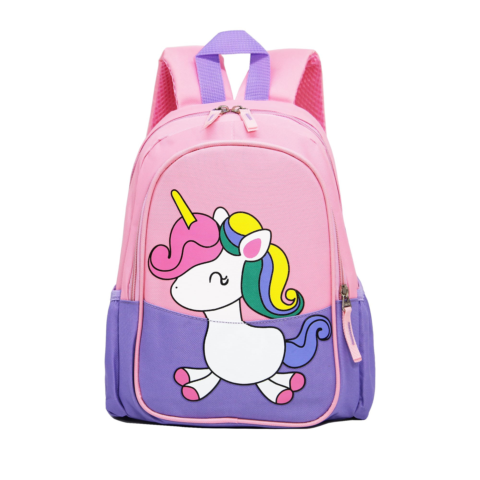 **CHERUBIC Toddler Backpack - Waterproof Cute Small Preschool Backpack for Boys & Girls, Lightweight Kids Travel Backpack with Cartoon Design - Perfect for Daycare, School, and Family Trips**