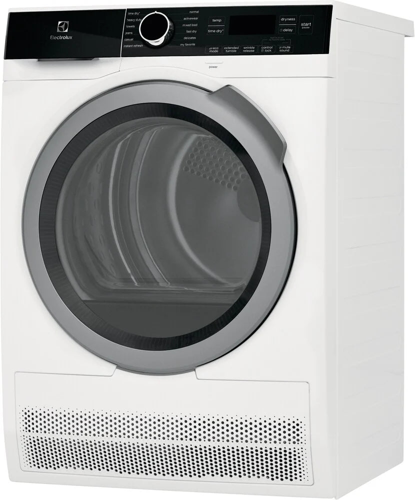 Electrolux ELFE4222AW 24-Inch Compact Electric Dryer - Energy Efficient, Space-Saving Laundry Solution for Apartments & Small Homes