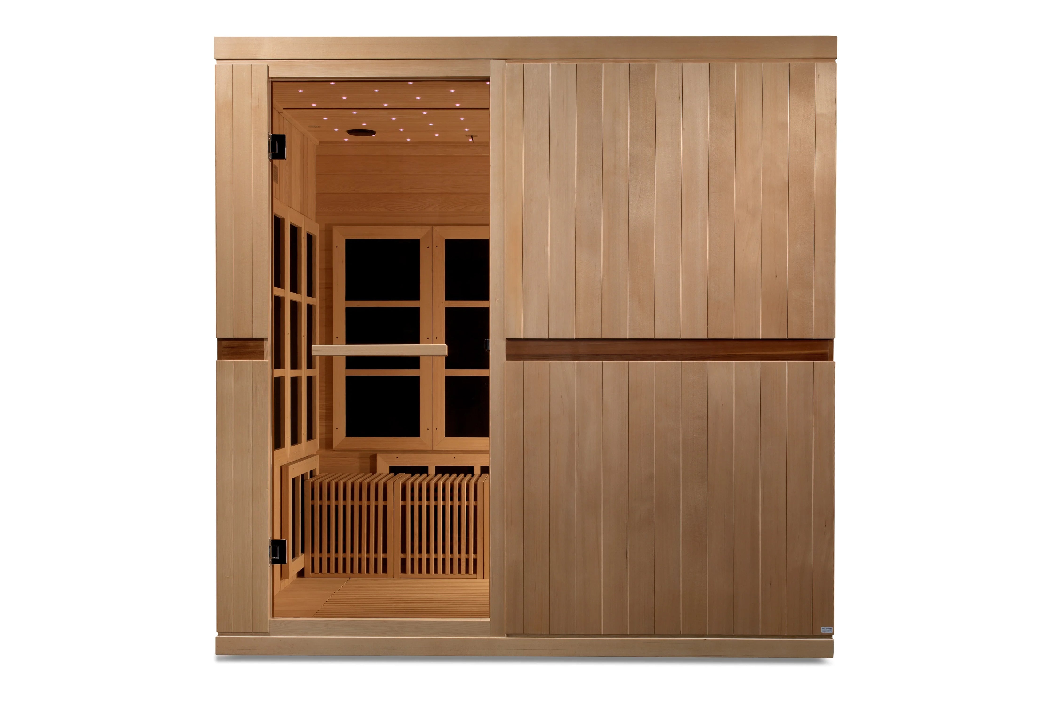 8-Person Ultra Low EMF FAR Infrared Sauna - Wheelchair Accessible Dynamic Catalonia Model | Home Spa Relaxation & Detox Therapy for Family Wellness
